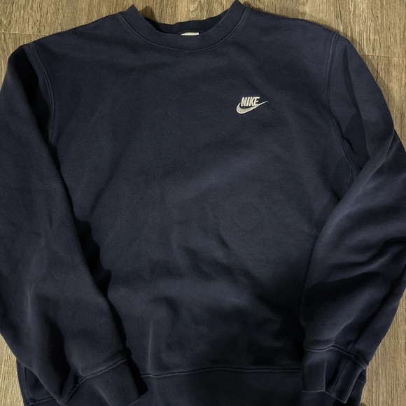 Nike Navy Blue Sweatshirt - Picture 1 of 1